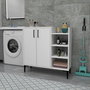 Hanah Home Armario multiusos Leskar - Blanco